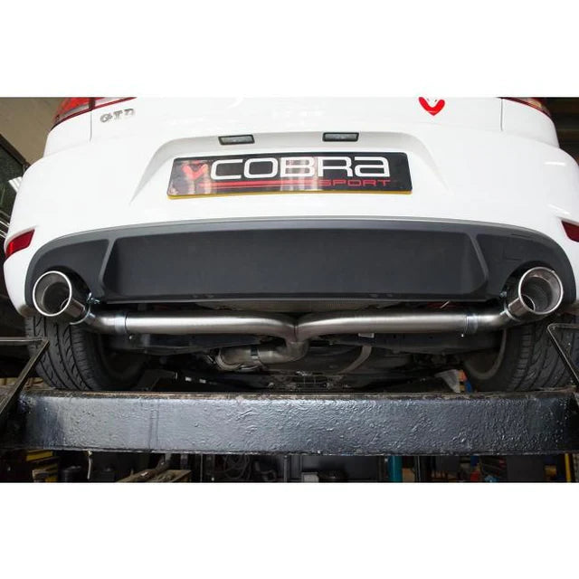 COBRA SPORT - VW Golf GTD (Mk6) 2.0 TDI (5K) (09-13) Venom Box Delete GTI Style Cat Back Performance Exhaust