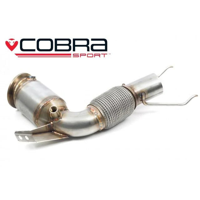 COBRA SPORT - Mini (Mk3) JCW (F56) Sports Cat / De-Cat Downpipe Performance Exhaust