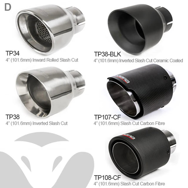 COBRA SPORT - Audi A3 (8P) 2.0 TDI 2WD (2008-12) (3 Door) Single Tip Cat Back Performance Exhaust