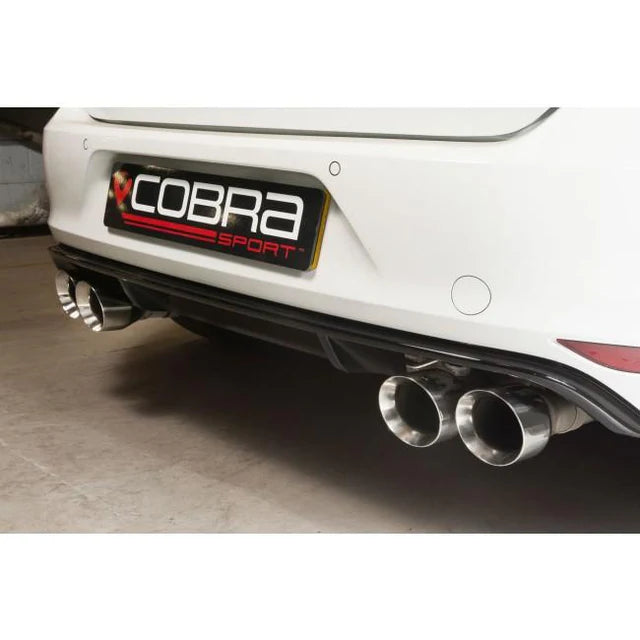 COBRA SPORT - VW Golf R (Mk7) 2.0 TSI (5G) (12-18) Turbo Back Performance Exhaust