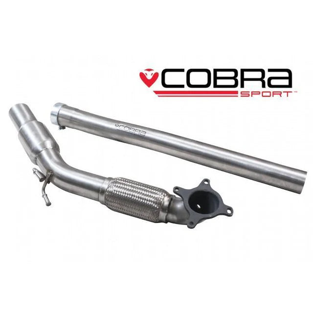 COBRA SPORT - VW Scirocco R 2.0 TSI (09-18) Sports Cat / De-Cat Front Downpipe Performance Exhaust