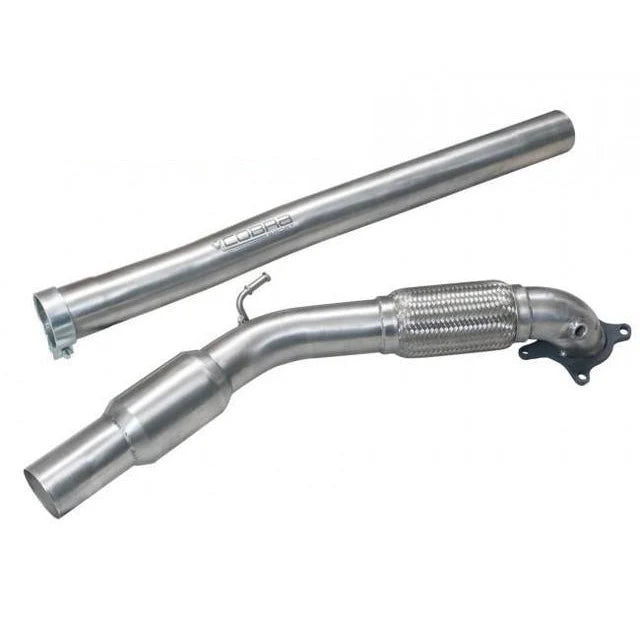 COBRA SPORT - VW Scirocco R 2.0 TSI (09-18) Sports Cat / De-Cat Front Downpipe Performance Exhaust