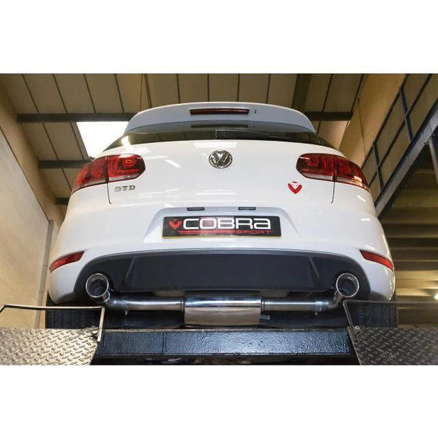 COBRA SPORT - VW Golf GTD (Mk6) 2.0 TDI (5K) (09-13) GTI Style Cat Back Performance Exhaust