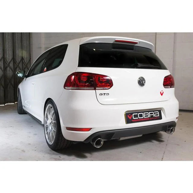COBRA SPORT - VW Golf GTD (Mk6) 2.0 TDI (5K) (09-13) GTI Style Cat Back Performance Exhaust